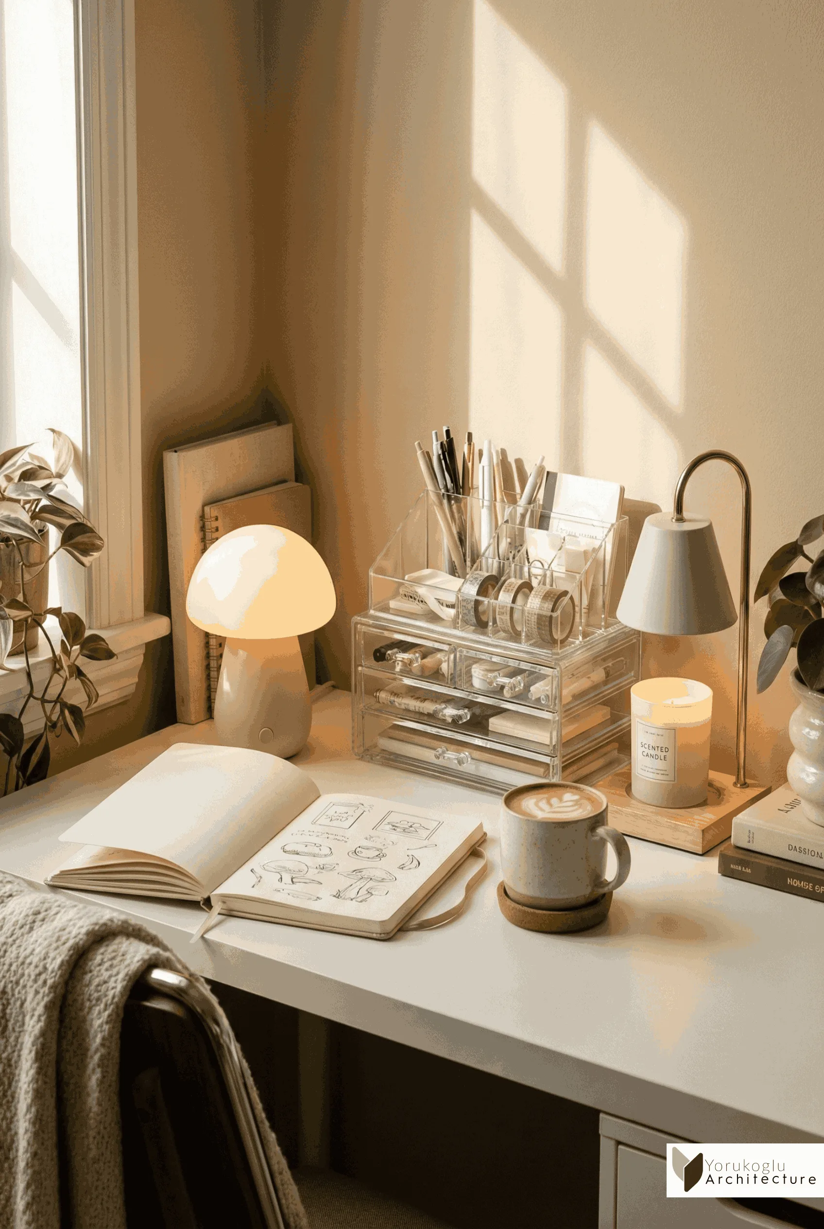 Brutalist Work Corner Layout